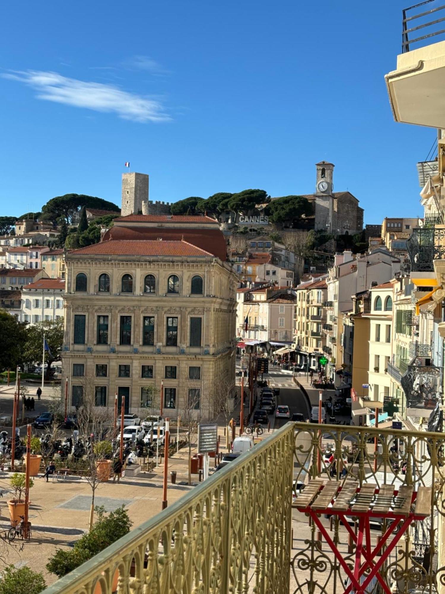 Cannes : Agreable Et Lumineux Appartement Vue Mer Buitenkant foto